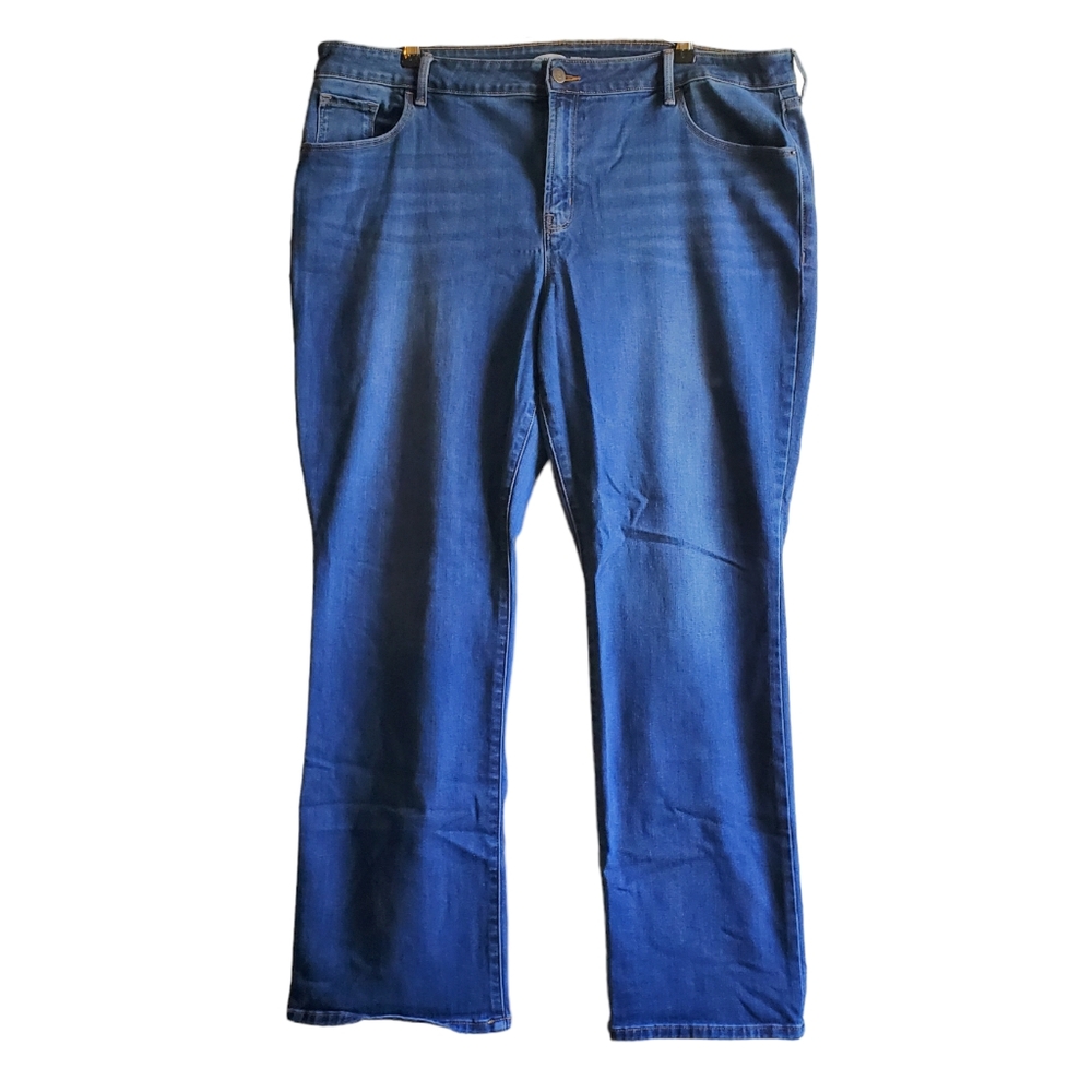 OLD Navy Women's Denim Jeans Boot Cut Mid-Rise Blue Jeans Size 20 Stretch